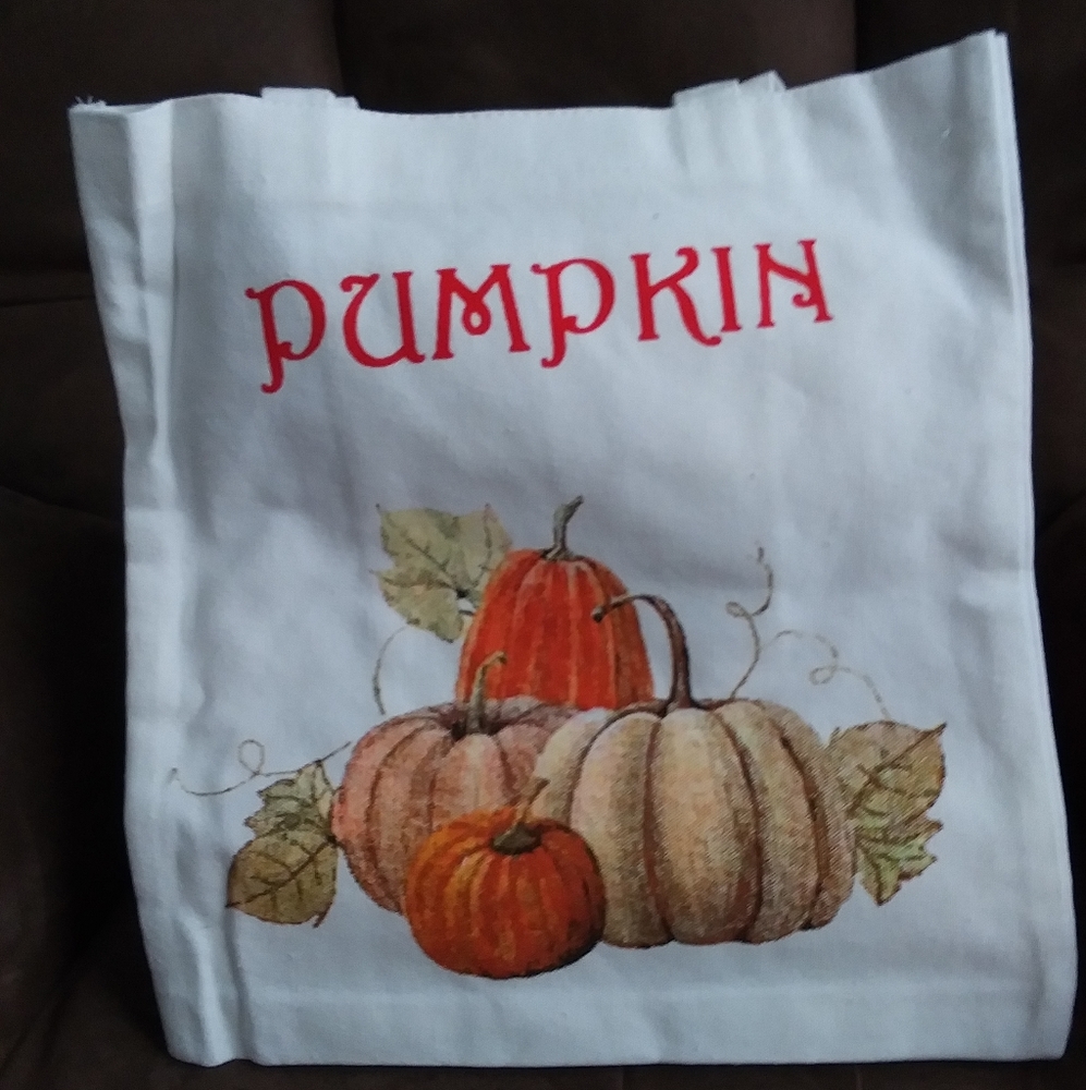 Fall theme Pumpkin Canvas Bag